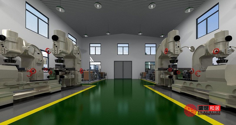 合肥廠房裝修設計：電子廠車間地面為什么大多都是綠色？