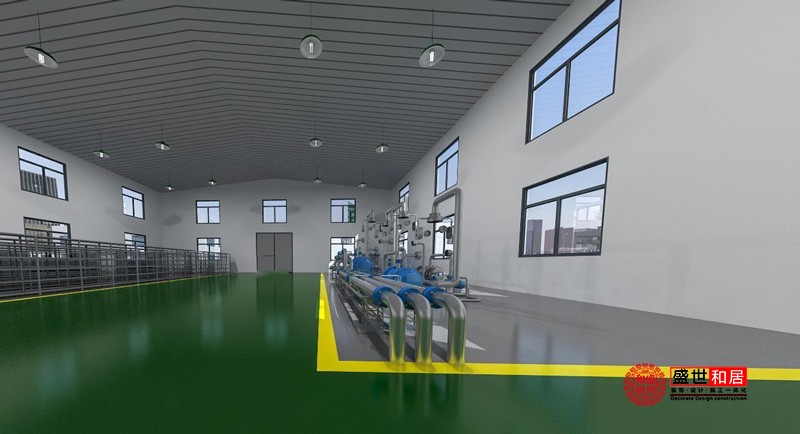合肥廠房裝修設計：電子廠車間地面為什么大多都是綠色？